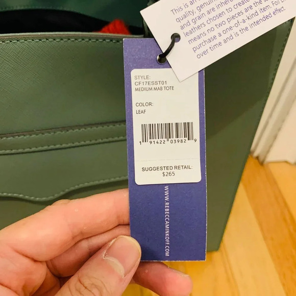 Brand New with Tags Rebecca Minkoff Medium MAB Tote Bag - Picture 6 of 13